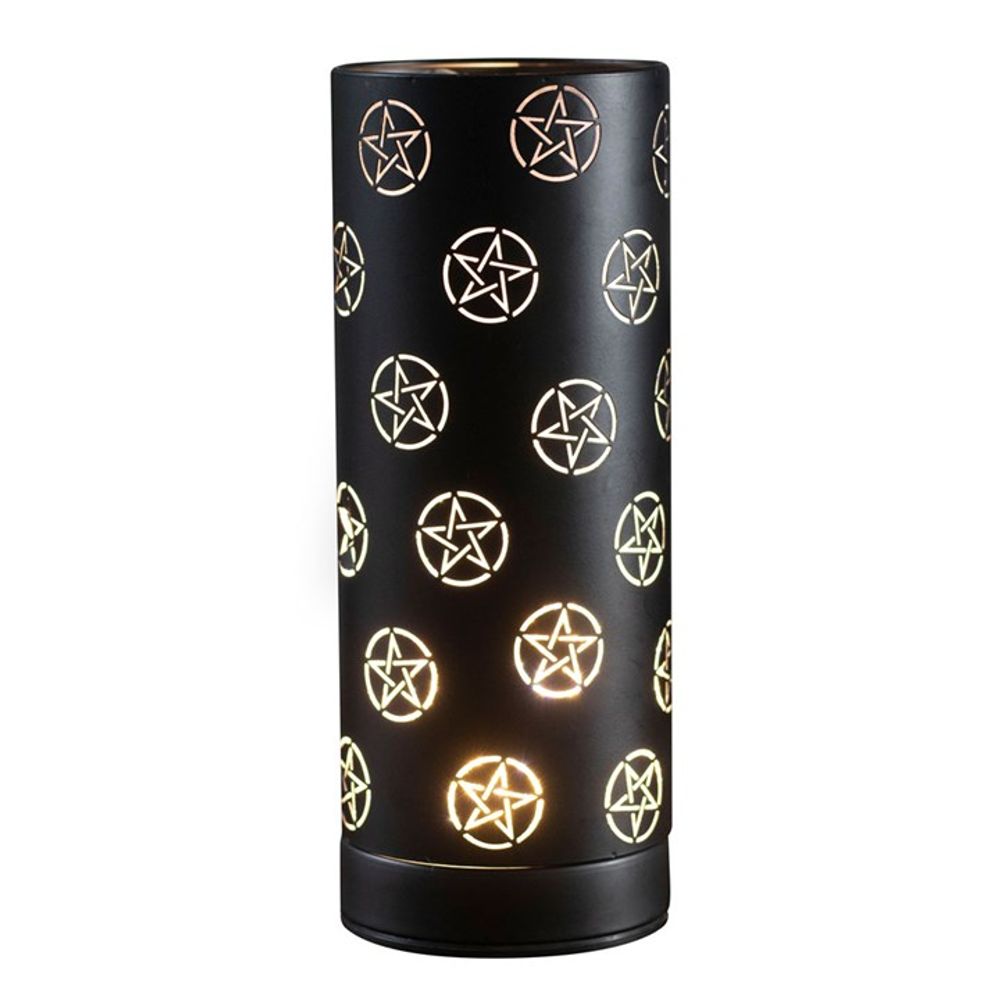 Black Pentagram wax / oil  Lamp